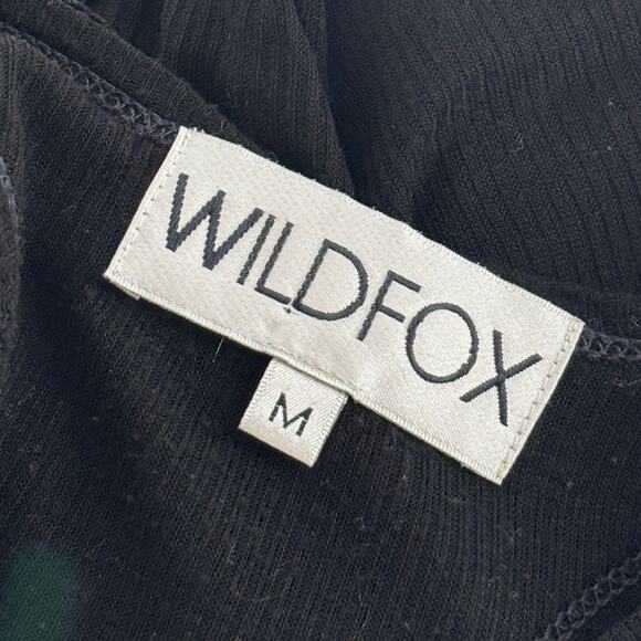 Wildfox Black Dear Cupid WTF Ribbed Tencel Tank Top - Picture 9 of 11